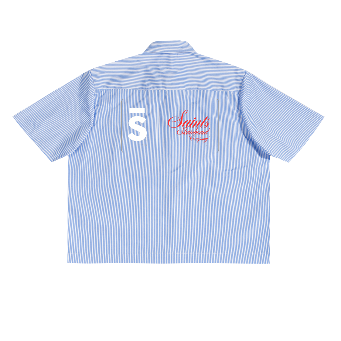 Oversized ,Vertical Stripe,Boxy Shirt,Unisex