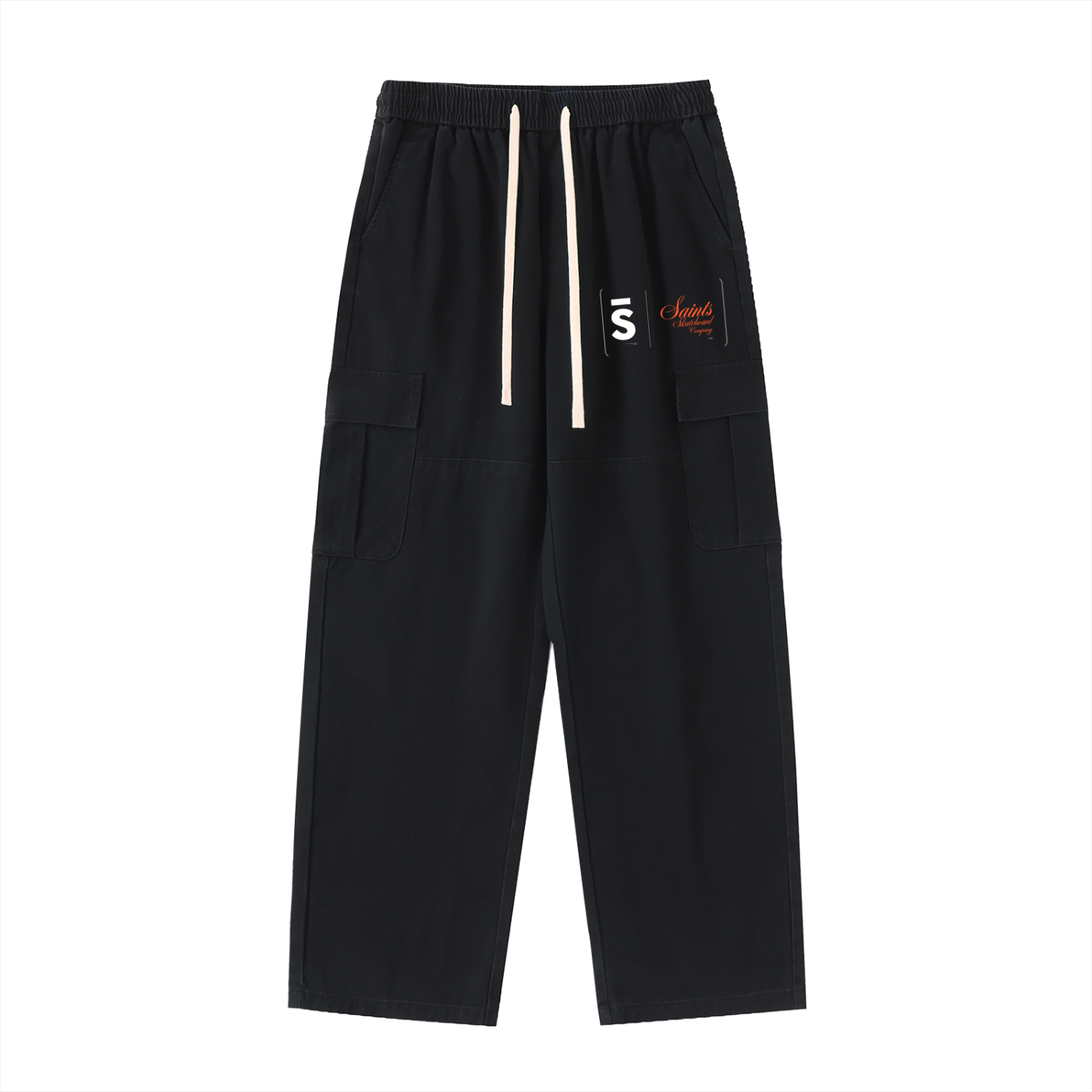 Drawstring,Straight -Leg,Cargo Pants